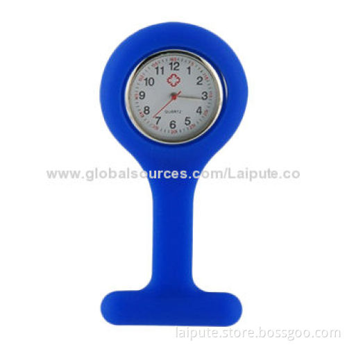 Cute Silicone Nurse Quartz Watch with Brooch PinNew